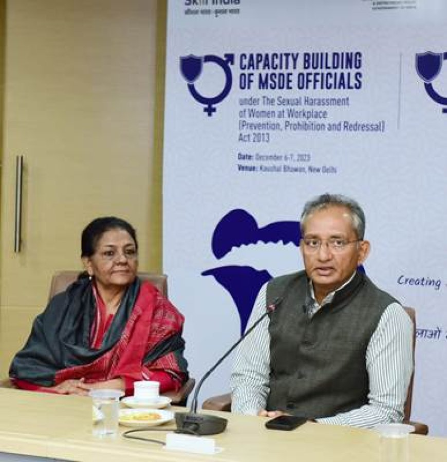 MSDE organises two-day capacity-building programme for its officials to stop sexual harassment of women at workplace