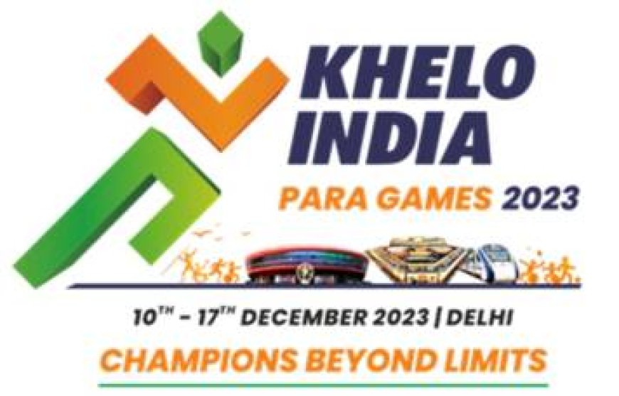 The first-ever Khelo India Para Games to begin in New Delhi on 10th December