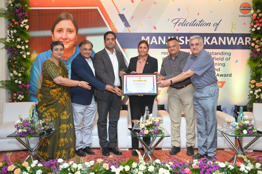IndianOil honours Manjusha Kanwar for receiving Major Dhyan Chand Award for Lifetime Achievement in Sports and Games
