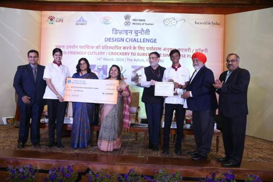 Ministry of Tourism organizes Award Ceremony for ‘Design Challenge: Eco-Friendly Cutlery and Crockery to Substitute Single Use Plastic’