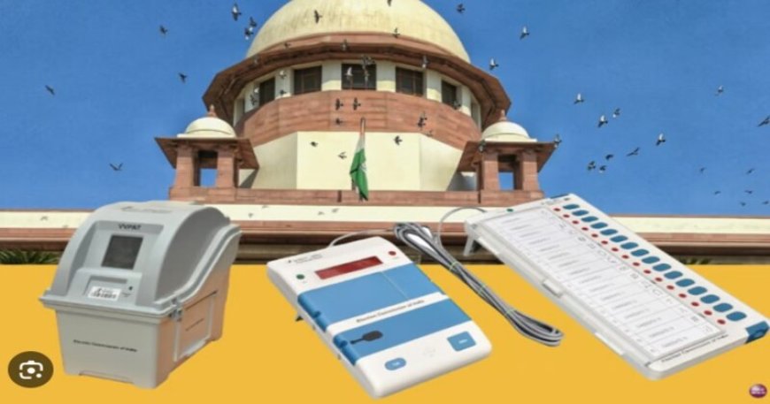 SUPREME COURT TRUST ON EVM Supreme Court upholds trust in EVMs, refuses to hear plea to use ballot paper in elections
