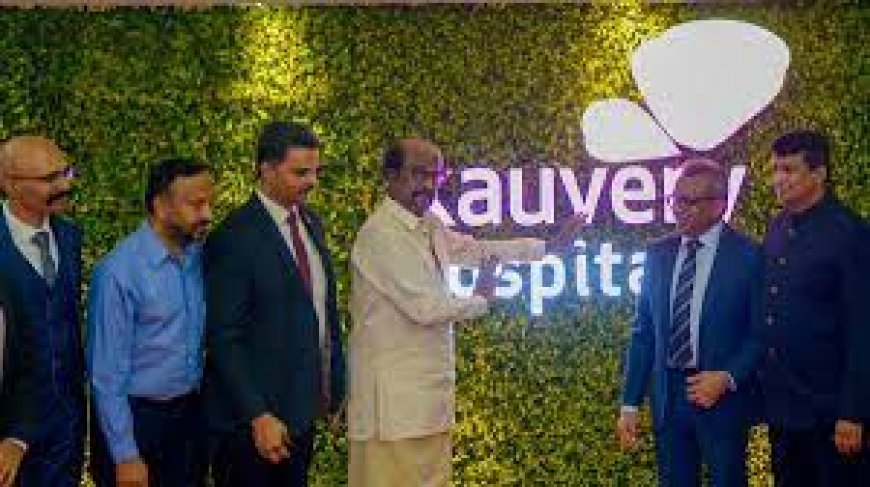 Actor Rajinikanth opens Kauvery Group of hospital's new facility in Chennai