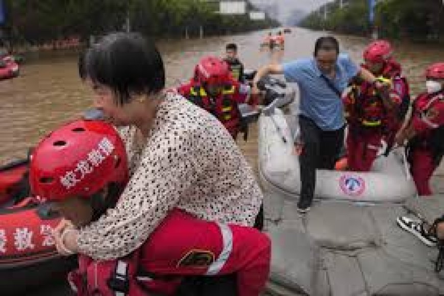 Over 800 people evacuated in China due to flooding