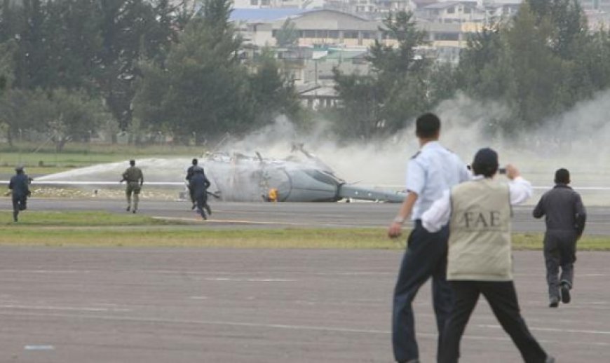 8 killed in Ecuador helicopter crash