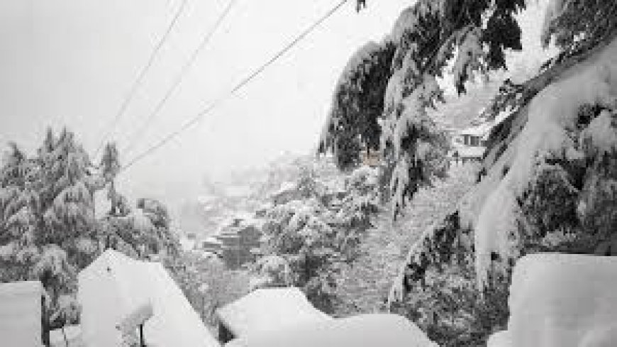 Himachal hills get heavy snowfall