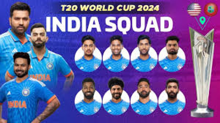 India announces squad for ICC Men's T20 World Cup 2024